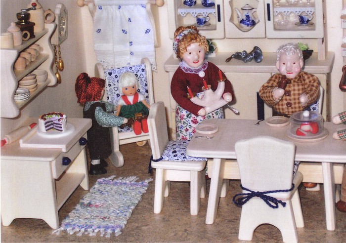Puppenküche im Stil der fünfziger Jahre 1. Teil
