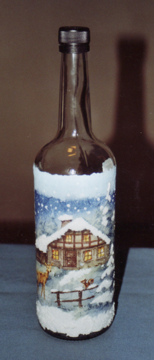 Weihnachtsflasche