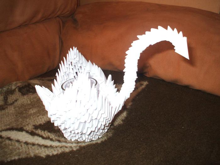 3D Origami Schwan